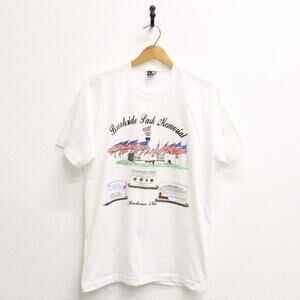 Vintage Brookside Park Memorial to Veterans T Shirt Large